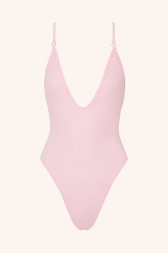 One Piece Red | S / Baby Pink