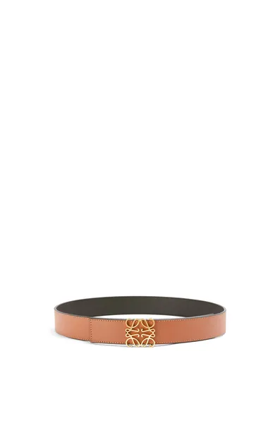 Reversible Anagram belt in smooth calfskin