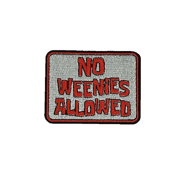No Weenies Allowed, Morale Patch, Meme Patch, Morale Patch, Military Patch, Hook and Loop, Tactical Backpack, Murph, Veteran Owned