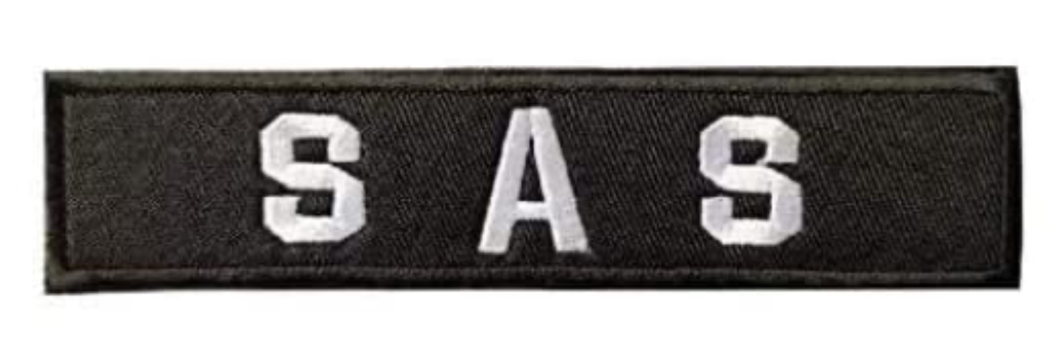 ZYGZCJ Special Air Service SAS Patch United Kingdom Flag Embroidery Patch Military Tactical Morale Patch Applique Hook and Loop Patches (color4) - color4