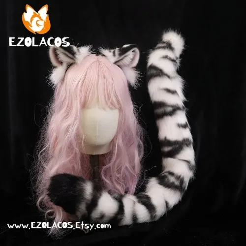 tiger ear & tail set ♡