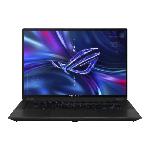 ASUS ROG Flow X16 Laptop | 16" 2,5 WQXGA 240Hz/3ms 16:10 IPS Display | Intel Core i9-13900H | 16 GB RAM | 1 TB SSD | NVIDIA RTX 4060 | Windows 11 | QWERTZ Tastatur | Off Black - Intel Core i9-13900H | 16 GB RAM | 1 TB SSD | NVIDIA RTX 4060