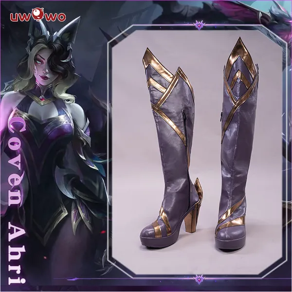 【Pre-sale】Uwowo Game League of Legends Coven Ahri Cosplay Shoes | 35