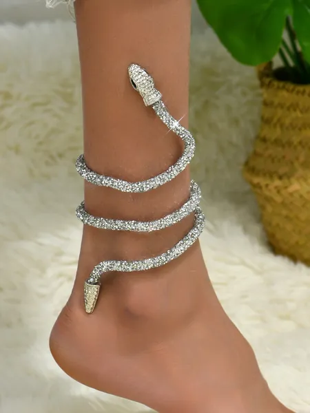 Fußkette mit Schlange Design