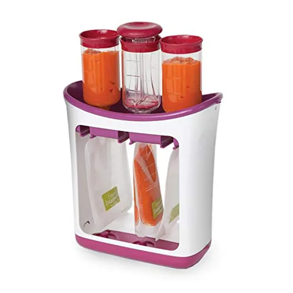 Infantino Squeeze Station For Homemade Baby Food, Pouch Filling Station For Puree Food For Babies And Toddlers, Dishwasher Safe And BPA-Free