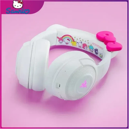 Original Razer Sanrio Hello Kitty Limited Edition Exclusive Chroma Lighting Headworn Phone Bluetooth Wireless Earphones Toy Gift - AliExpress 