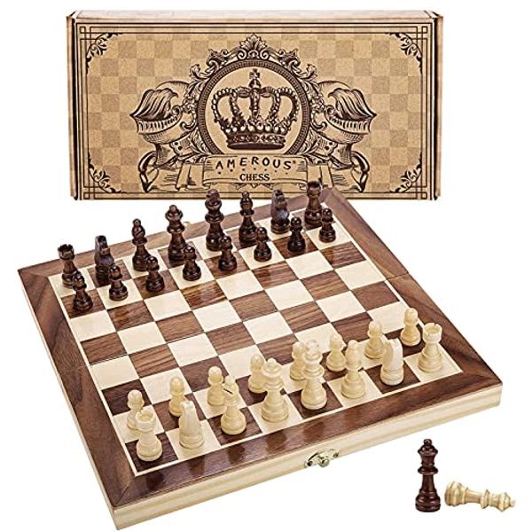 Throne | Bryan Lagunas | AMEROUS 12" X 12" Magnetic Wooden Chess Set ...