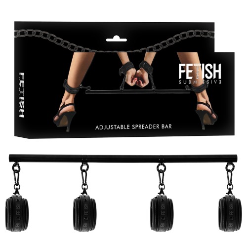 FETISH SUBMISSIVE BONDAGE - ADJUSTABLE SEPARATOR BAR 4 PIECES