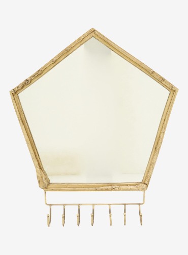 Harry Potter Gold Wands Mirror With Hooks