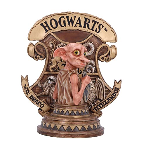 Nemesis Now Officially Licensed Harry Potter Dobby Bookend, Gold, 20cm