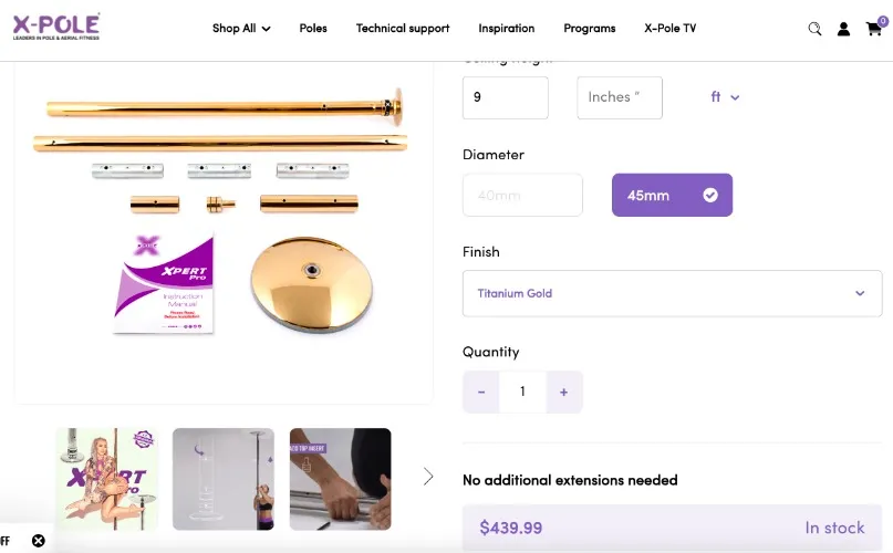 X-Pole XPert Pro PX Pole (Pole Dance)