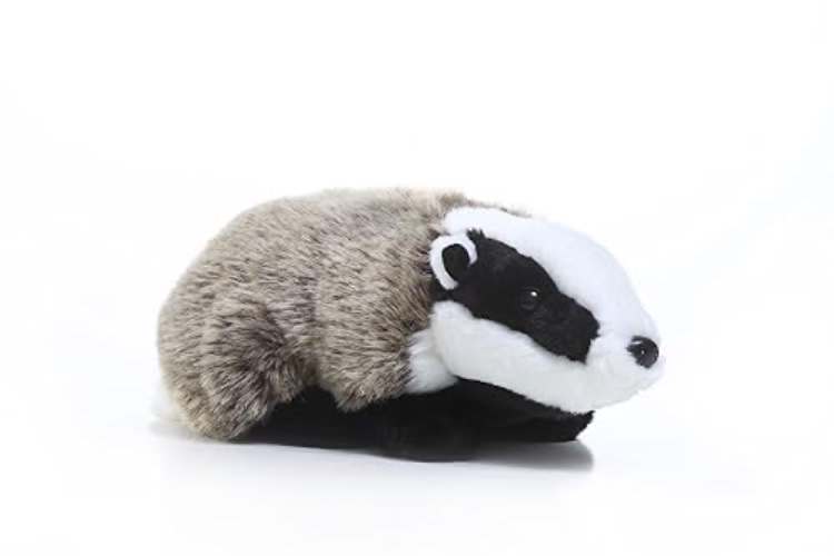 TAMMYFLYFLY Stuffed Toy 10" Badger Plush Stuffed Animal (28cm) - 32cm