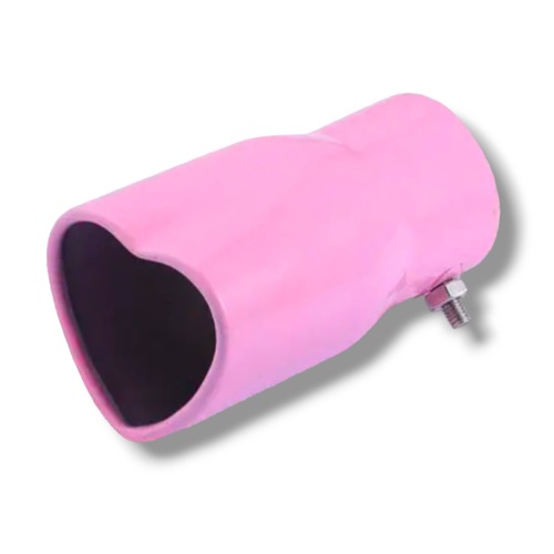 Heart Shaped - Single Exhaust Tip | Pink