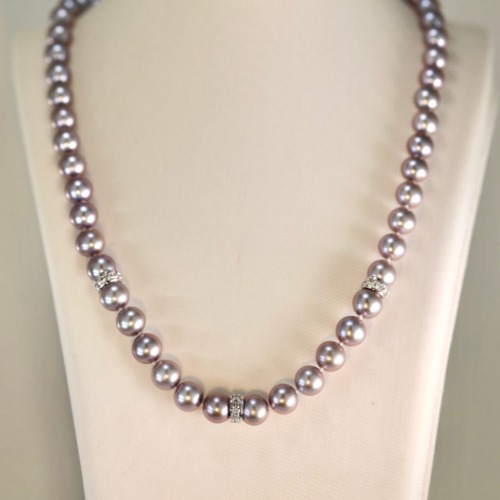 Perle Gris Foncé - 18 inch