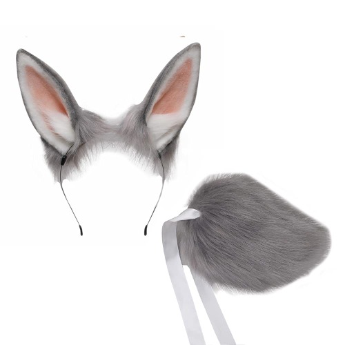 VIGVAN Handmade Rabbit Ears Cute Animal Ears Accessories Rabbit Ear Headband