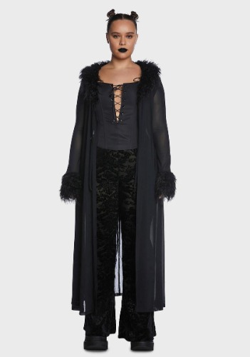 Plus Sound Of Us Mesh Maxi Jacket | 1X