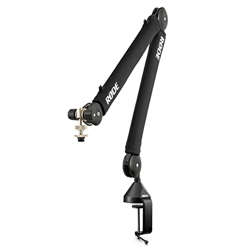 RØDE PSA1+ Professional Studio Arm with Spring Damping and Cable Management,Black - PSA1+ Studio Arm and Mic Mount