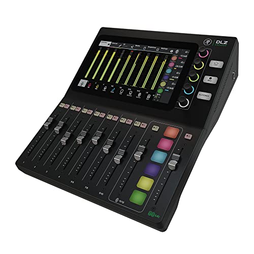 Mackie DLZ Creator Adaptive Digital Mixer for Podcasting, Streaming and YouTube with User Modes, Mix Agent™ Technology, Auto Mix, Onyx80 Mic Preamps