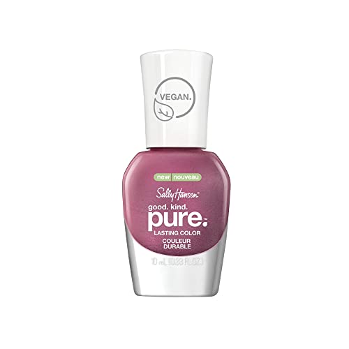 Sally Hansen Good Kind Pure Vegan Nail Polish, Frosted Amethyst, 10ml - Frosted Amethyst