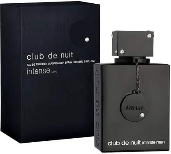 ARMAF club de nuit intense Man EDT Men New in Box, Black , 3.6 Fl Oz - Lemon,Pineapple,Vanilla - 3.6 Fl Oz (Pack of 1)