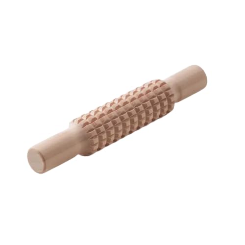 Shin Conditioning Muscle Roller Stick, Muay Thai, Kickboxing, MMA Wooden Rolling Pin, Body Massager, Physical Therapy for Shin Splint Relief