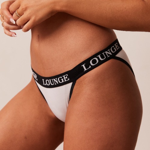 Bamboo Triangle Briefs - White | XL