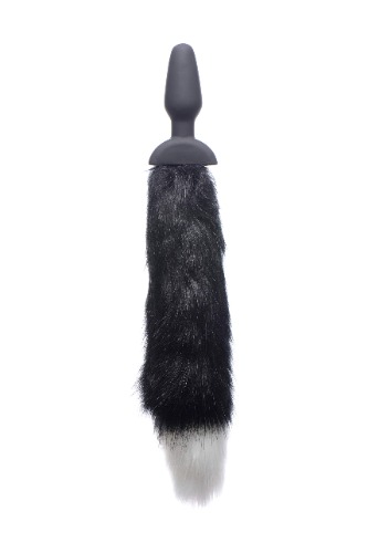 Lynx Wagging & Vibrating Fox Tail - Black - 
