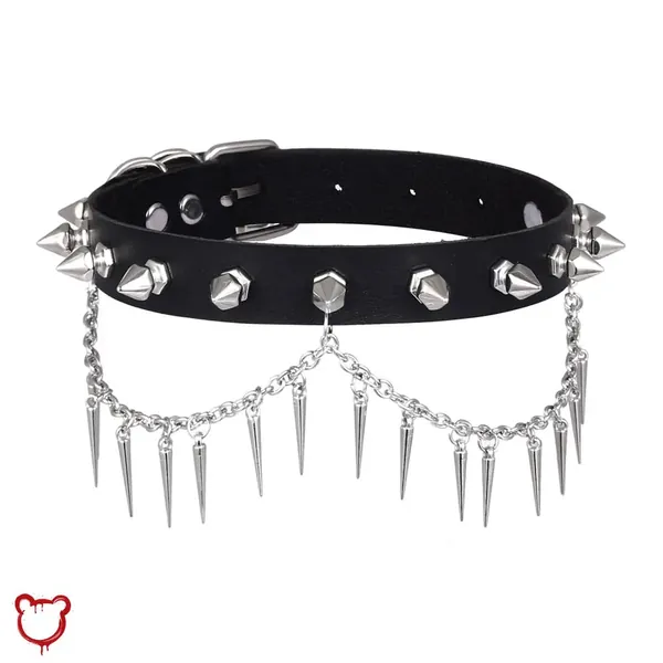 Spiked Chain Choker