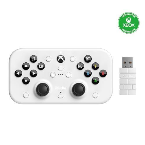 8Bitdo Lite SE 2.4G Wireless Controller for Xbox Series X|S, Xbox One, Windows 10/11, Gamepad with Hall Effect Joysticks, 3.5mm Audio Jack - Officially Licensed