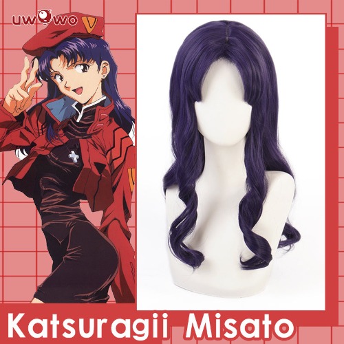 Uwowo Anime Wig Neonn Genesiss Eevangelion Cosplay Kkatsuragi Misatoo Wig
