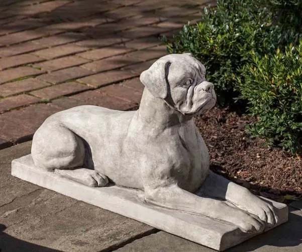 Campania International Boxer Statue | Nero Nuovo