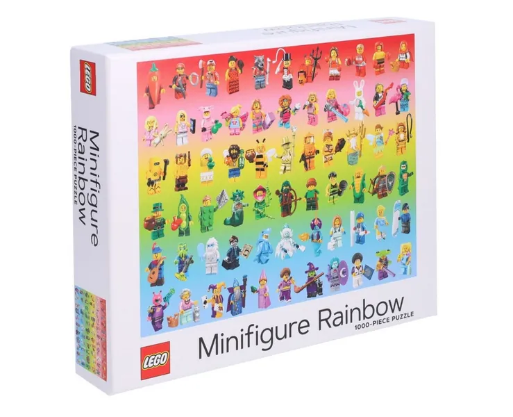 Minifigure Rainbow 1,000-Piece Puzzle 5007643