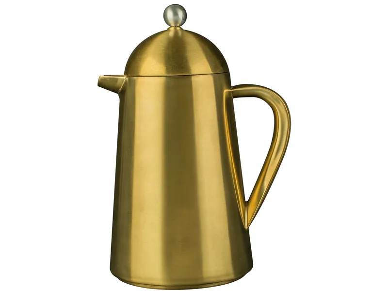La Cafetière Thermique Insulated 8-Cup Cafetière French Press Coffee Maker, Brushed Gold - 1 L (1¾ pint)