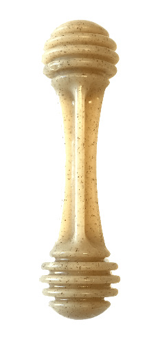 Honey Bone eChew Ultra Durable Nylon Dog Chew Toy - Large Honey Bone Nylon Dog Bone