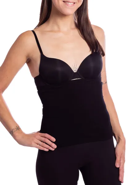 Orchard Corset Seamless Bamboo Corset Liner Three Pack - Large Black