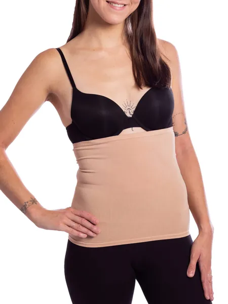 Orchard Corset Seamless Bamboo Corset Liner to Protect Skin and Corsets - Large Beige