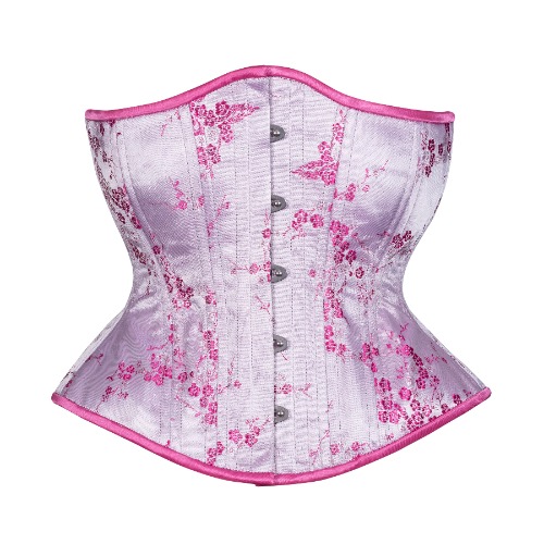 Pink Cherry Blossom Novice Corset, Hourglass Silhouette, Regular | 26