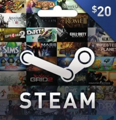 Steam $20 Digital Gift Card
