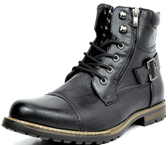 Bruno Marc Motorcycle Combat Boots