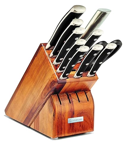 WÜSTHOF Classic IKON 11-Piece Knife Block Set - 11-Piece