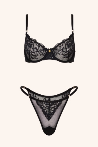 Thong White | One Size / Black