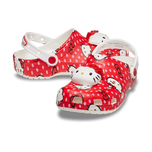 Hello Kitty x Crocs Adult Red Classic Clog - Red / M6W8