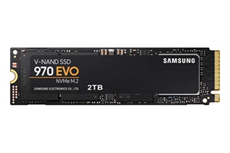 SAMSUNG 970 EVO SSD 2TB M.2 NVMe Interface Internal Solid State Drive + 2mo Adobe CC Photography with V-NAND Technology (MZ-V7E2T0BW) - 2 TB