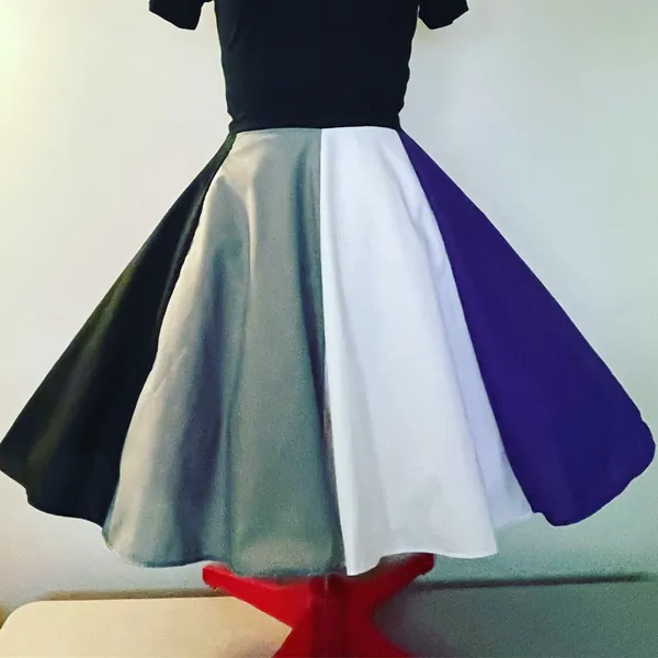 Asexual Rockabilly Circle Skirt