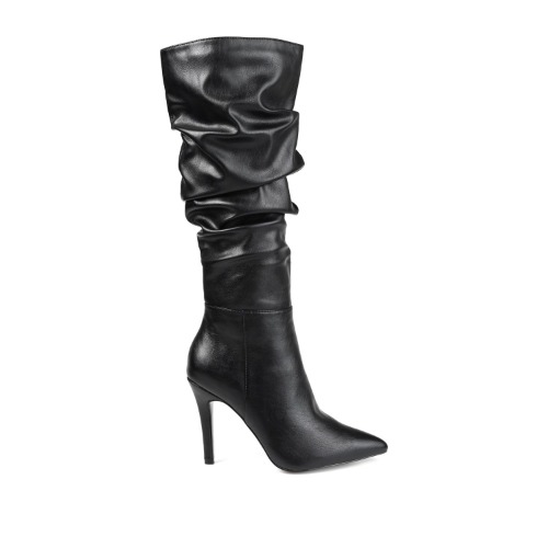 SARIE STILETTO HEELED BOOTS IN WIDE CALF | Black / 11
