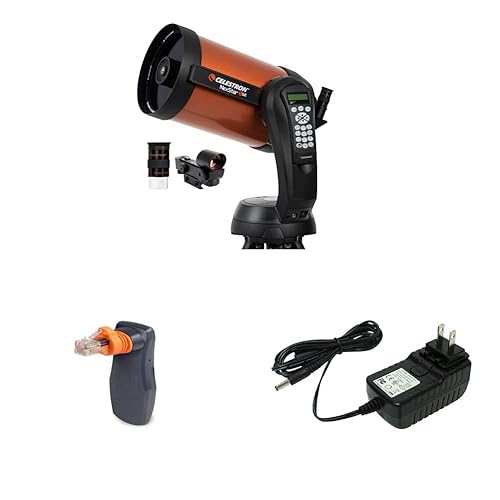 Celestron NexStar 8SE Computerized Telescope Bundle with SkyPortal WiFi Module and AC Adapter - NexStar 8SE Computerized Telescope - Telescope + Module + Adapter (Black)