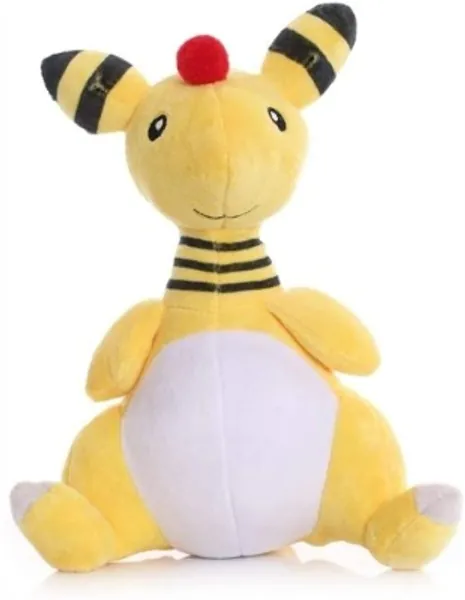 Zzple Kawaii Gifts 1pcs 23cm Ampharos Plush Toys Dolls Kawaii Ampharos Pendant Clip Soft Stuffed Plush Doll Peluches Gifts for Children Kids