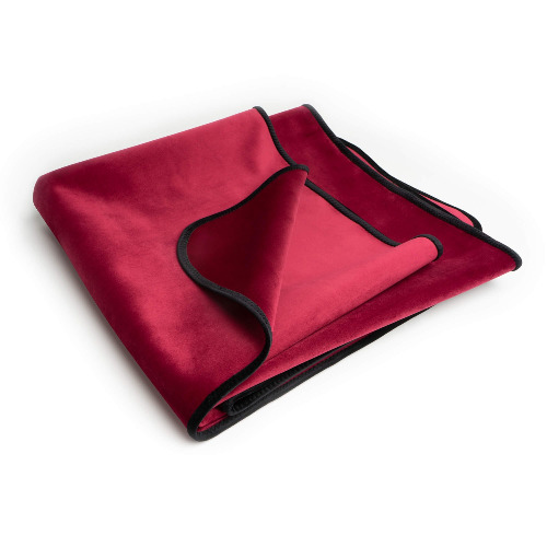 Liberator Fascinator Throw Moisture-proof Sensual Blanket, Regular Size | Merlot
