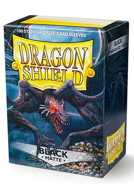 Dragon Shield - Black - Matte Basic Sleeves (100CT) [In Stock]