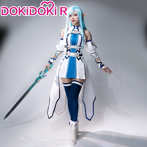 DokiDoki-R Anime Sword Art Online Yuuki Asuna Cosplay Undine Ver. Costume | Costume Only XL-Order Processing Time Refer to Description Page